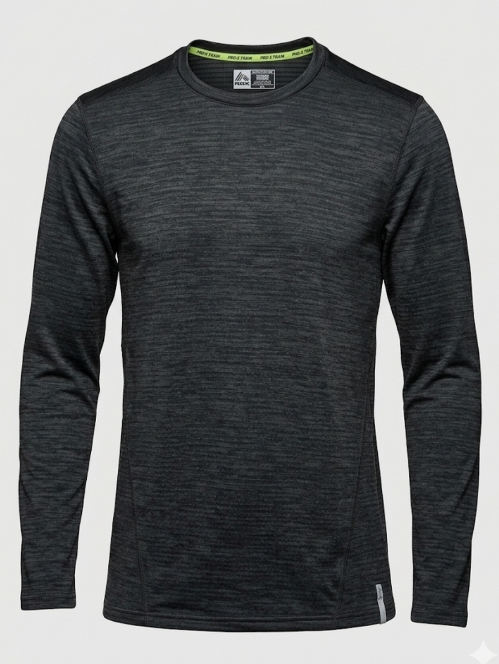 RBX Men's Charcoal Heather Long-Sleeve Performance Tee